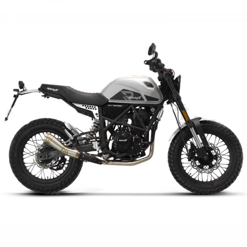 >!<Мотоцикл дорожный ROCKOT SCRAMBLER (серый)
