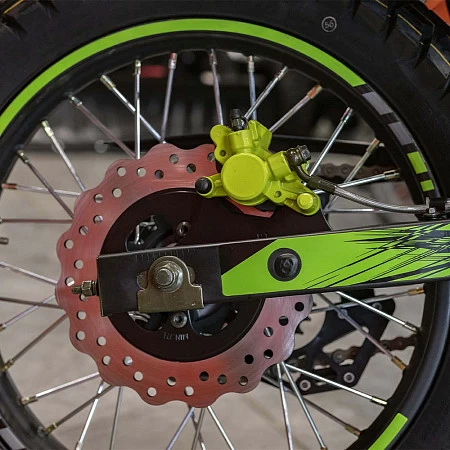 Мотоцикл эндуро ROCKOT XR250 (черный/зеленый, 21/18, ЭПТС)