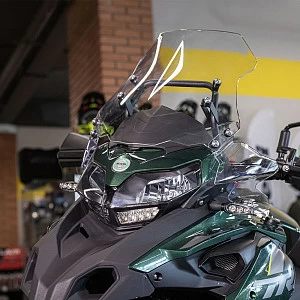 Мотоцикл Benelli TRK 502X (темно-зеленый глянцевый) 2026г.